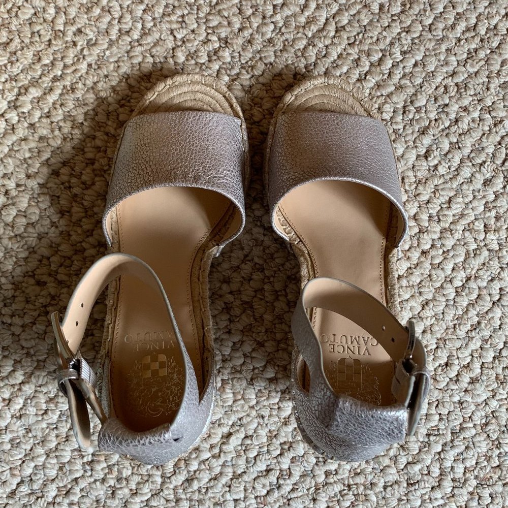 VINCE CAMUTO - Leera Espadrille Wedge Sandal - NEW, No Box - Picture 3 of 12